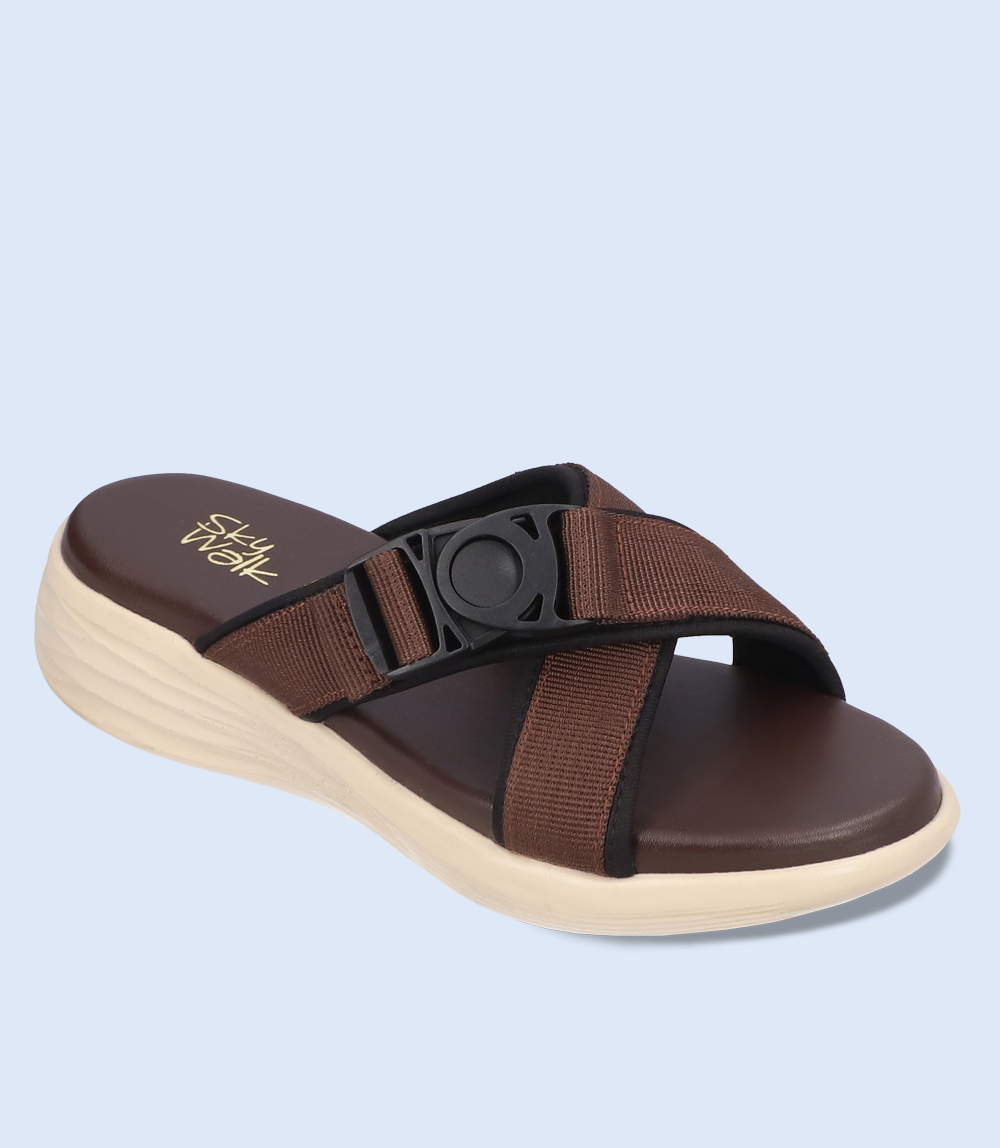 Brown Women Comfort Slipper - BW7663