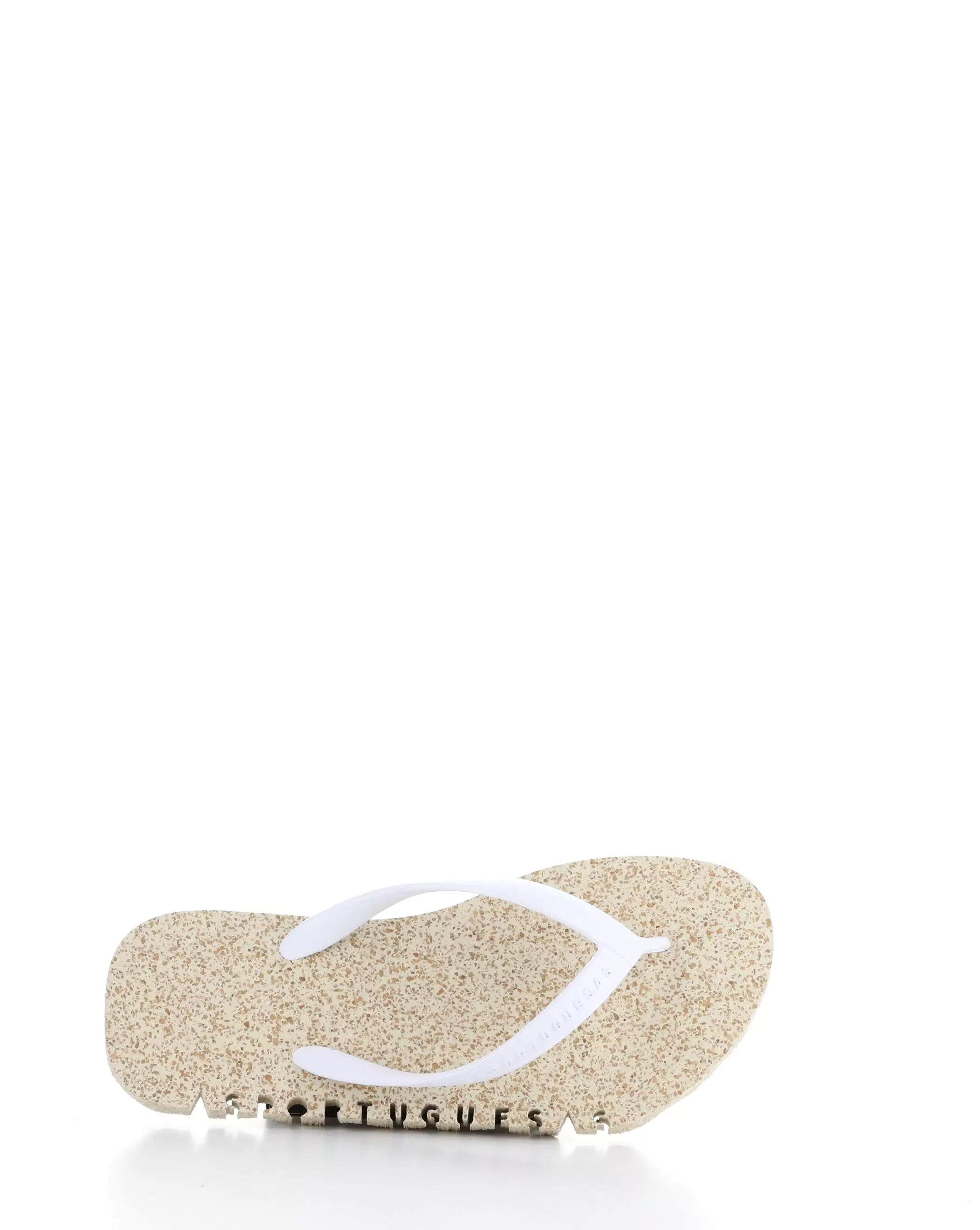 BUMPY125ASP 012 Natural White Beach Flip-Flops