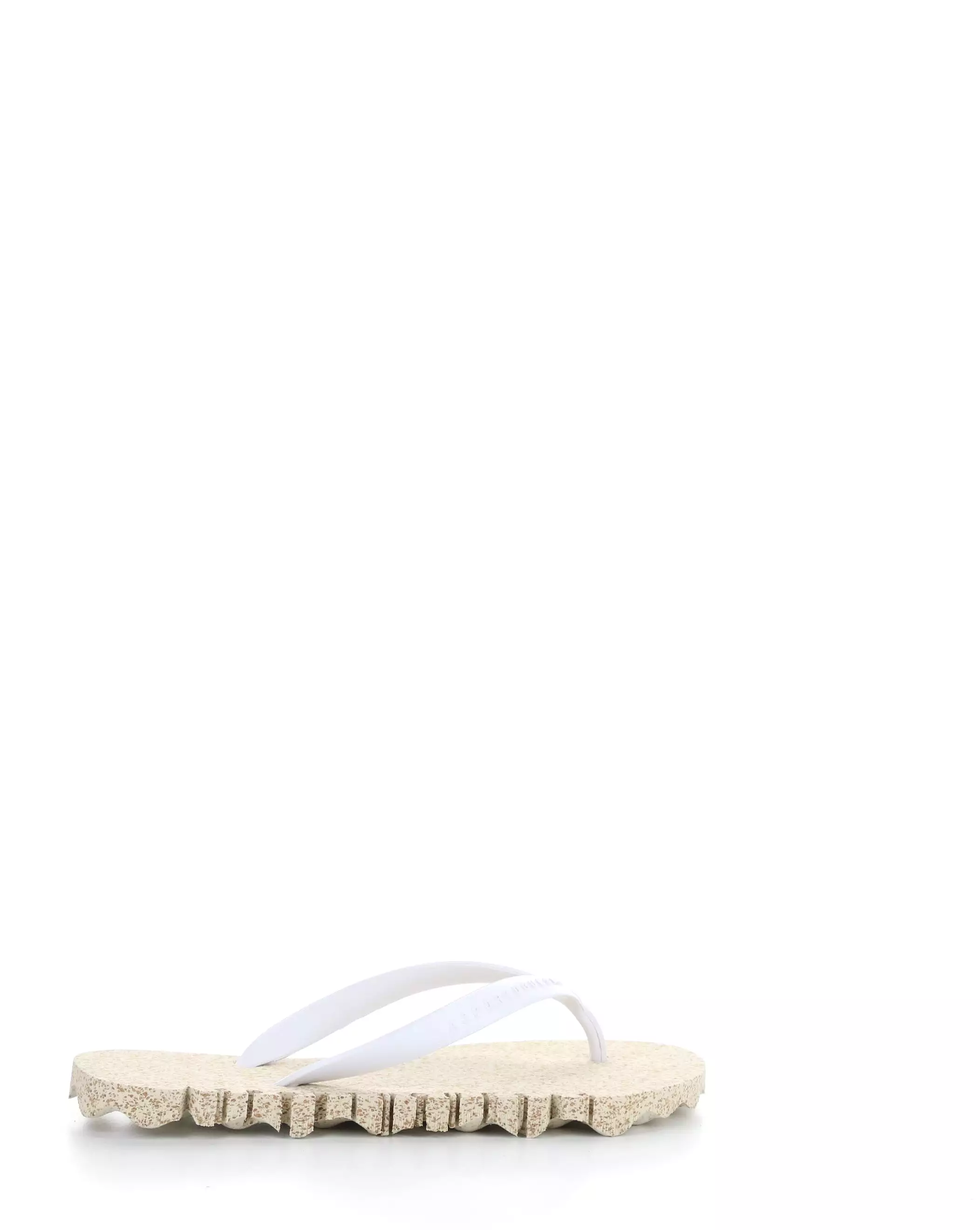 BUMPY125ASP 012 Natural White Beach Flip-Flops