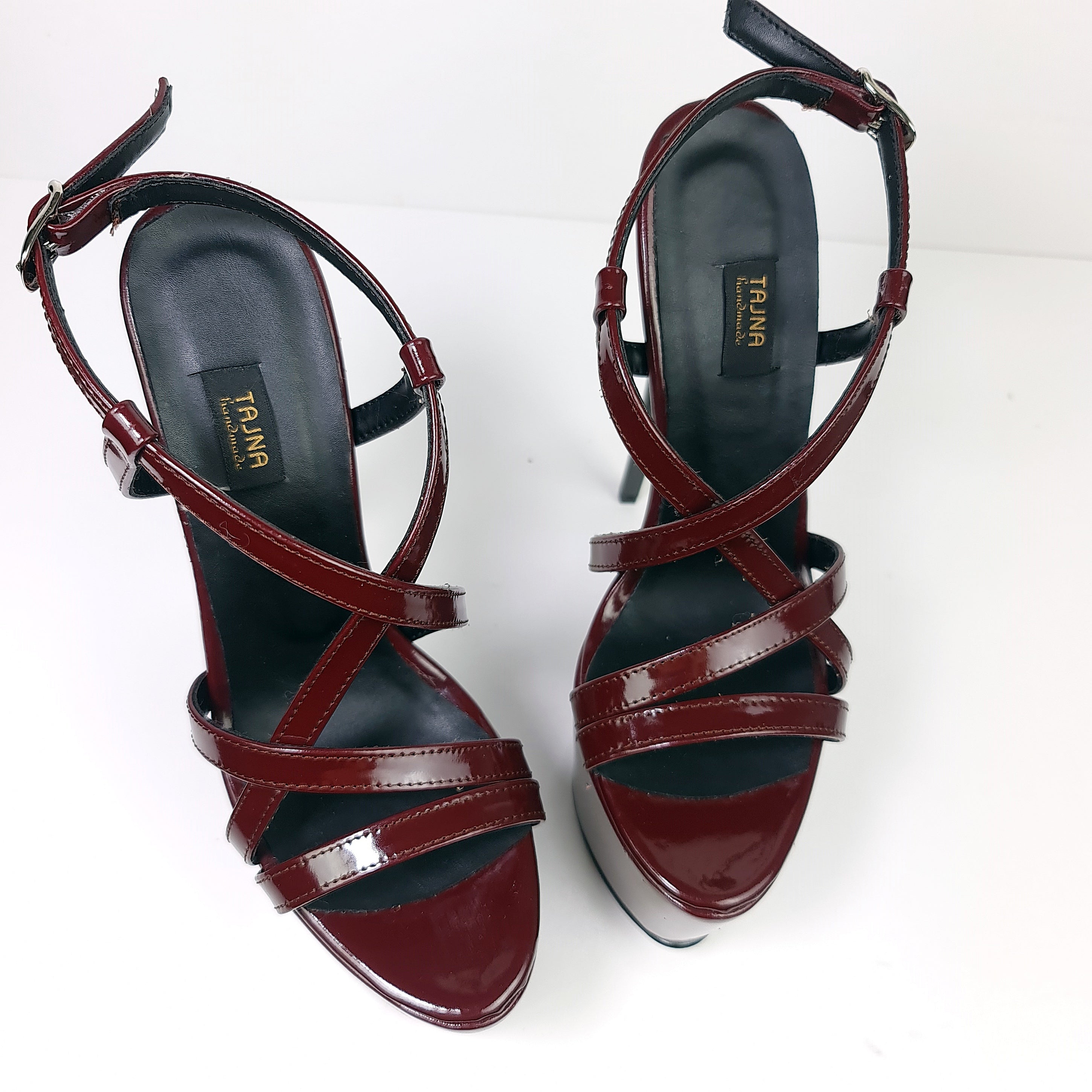 Burgundy Vine Gloss Sandals