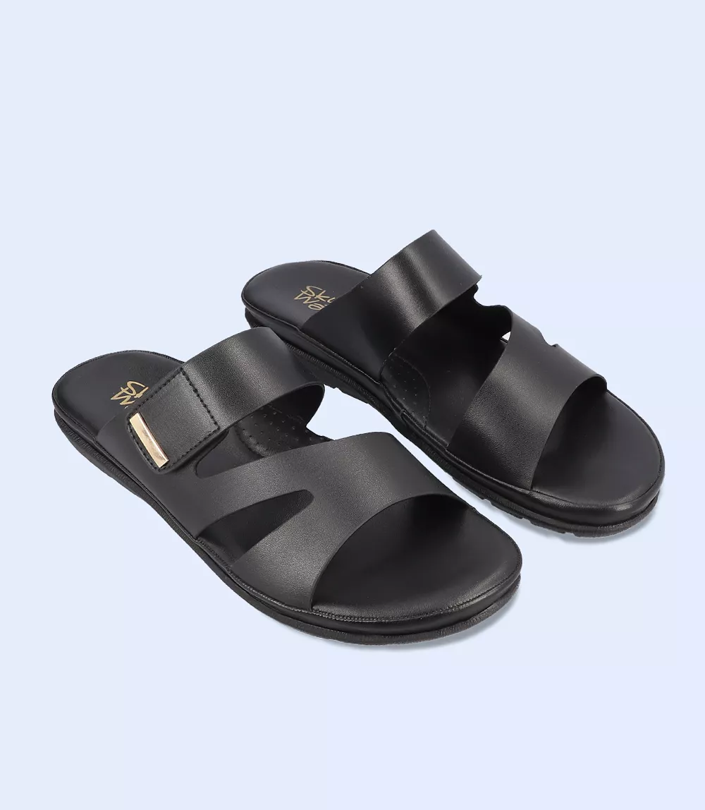 BW7061 Black Women Slipper