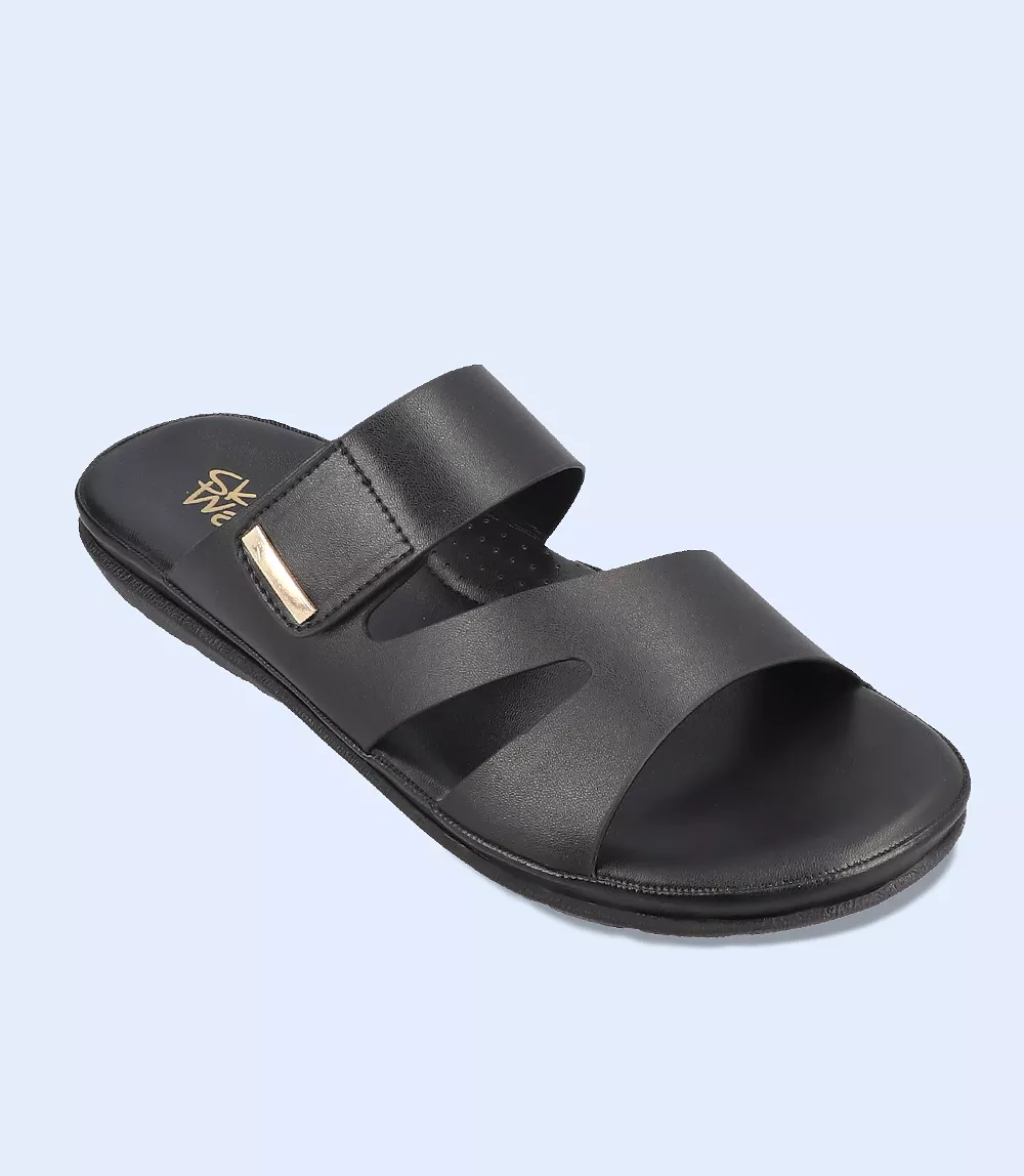 BW7061 Black Women Slipper