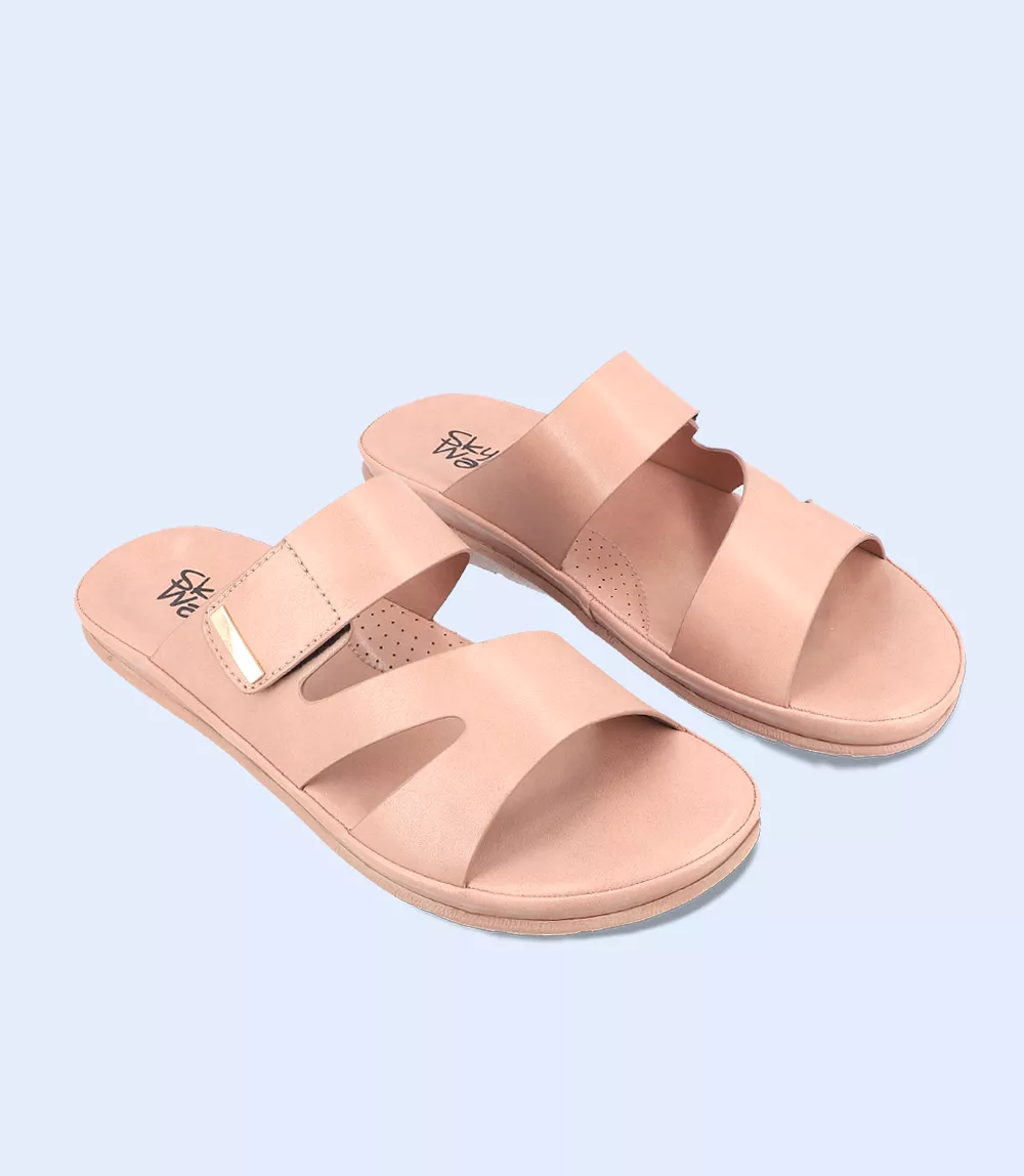 BW7061 Tea Pink Comfort Women Slipper