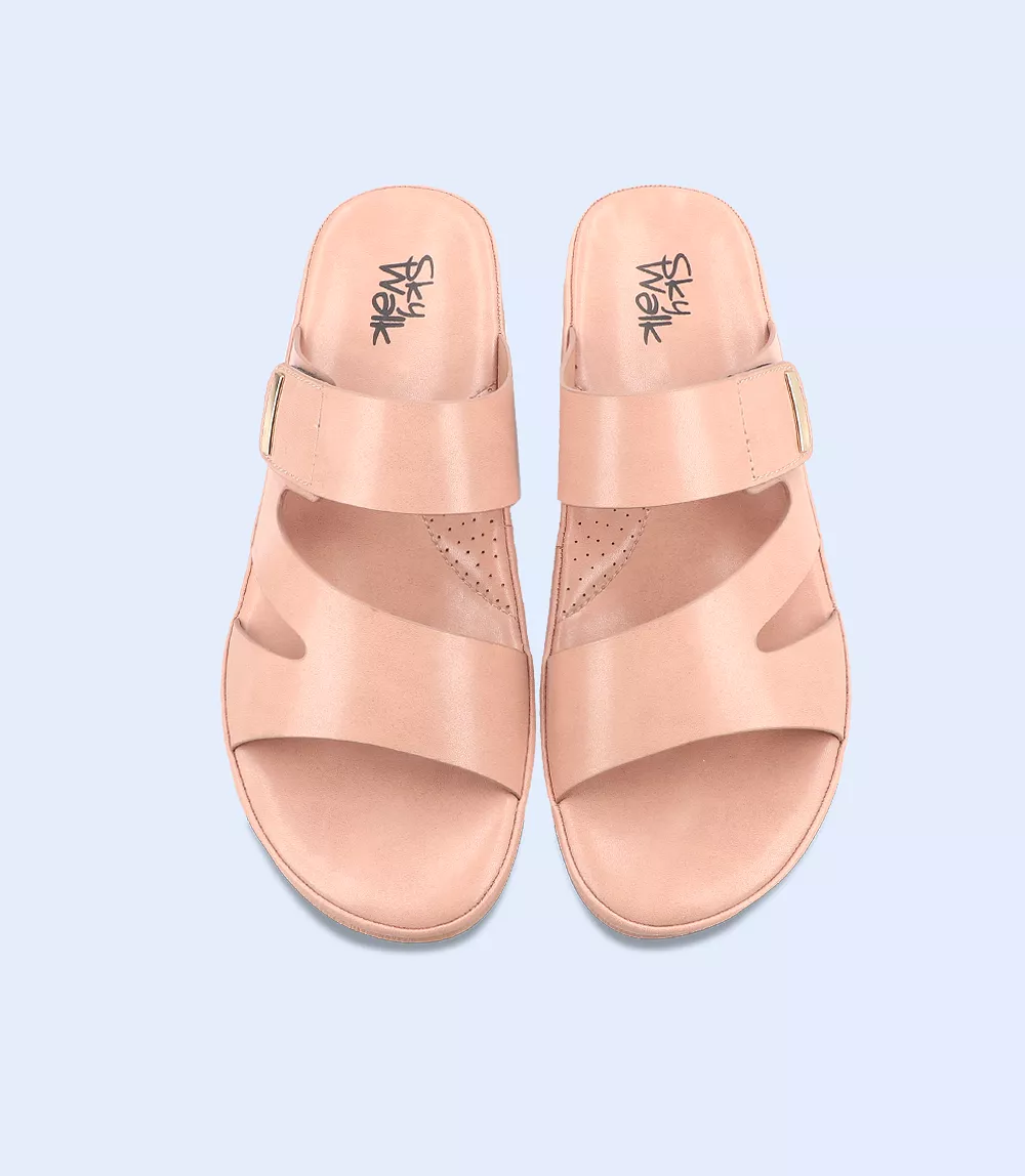 BW7061 Tea Pink Comfort Women Slipper