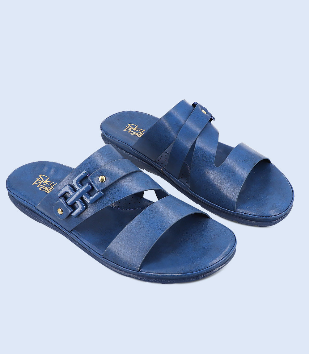 BW7071 Navy Women Comfort Slipper