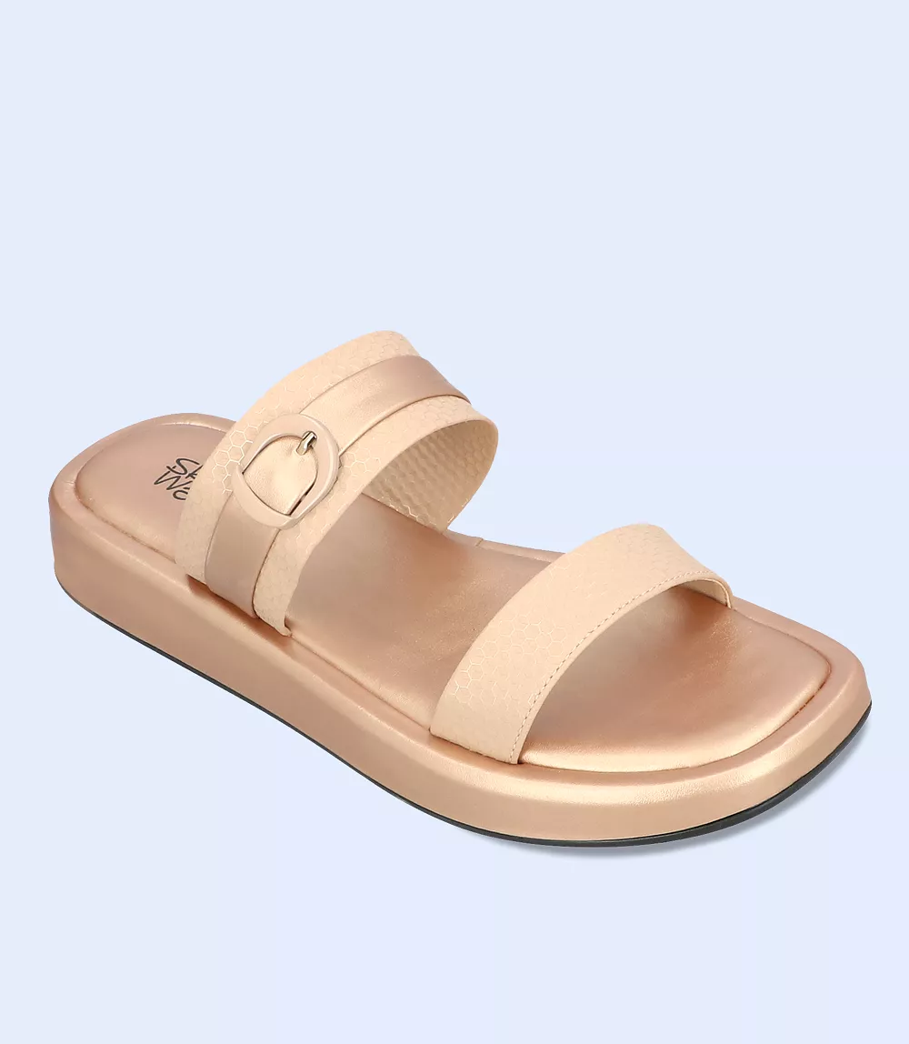 BW7359 Beige Women Comfort Slipper