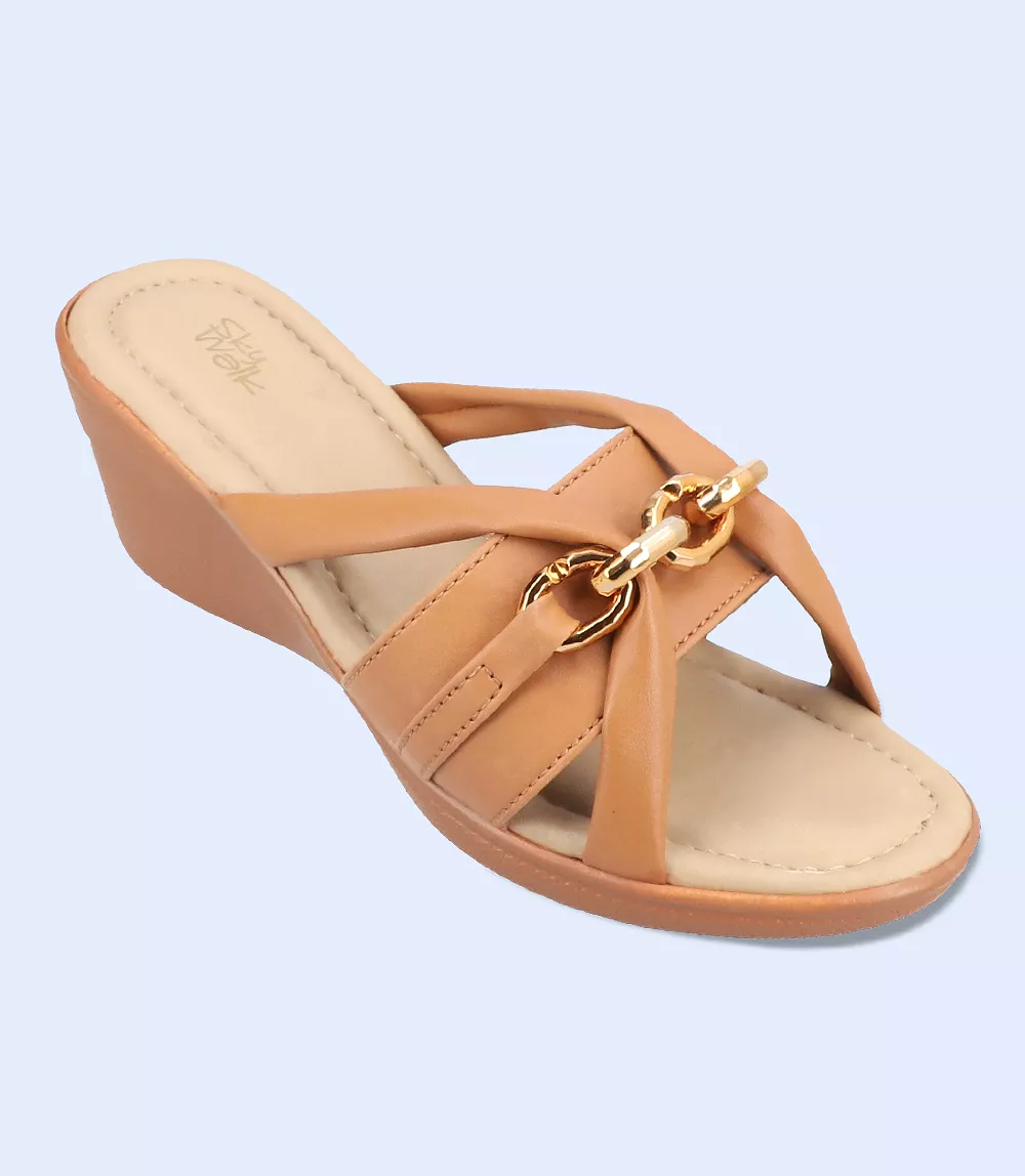 BW7680-TAN Comfort Slipper Women