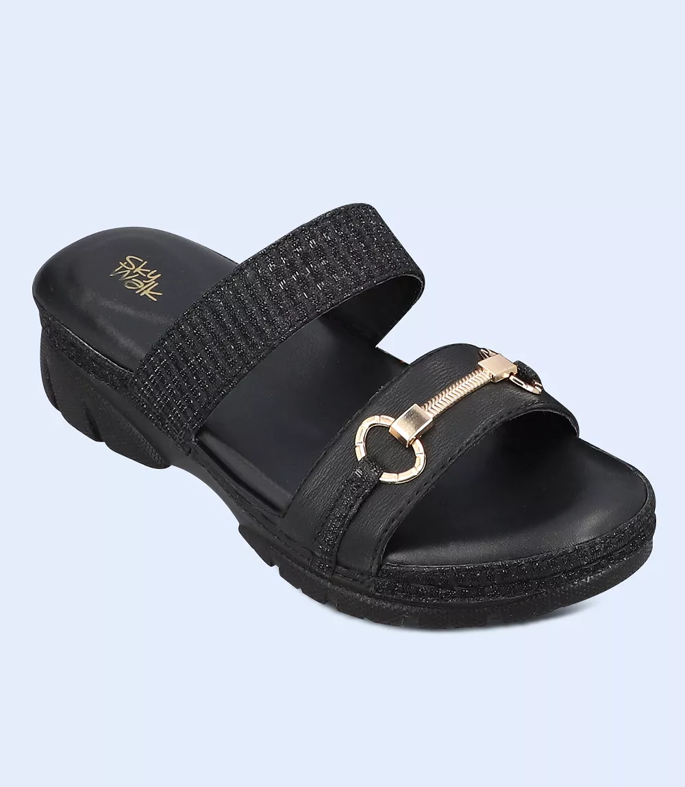 BW7920 Women Slipper Black