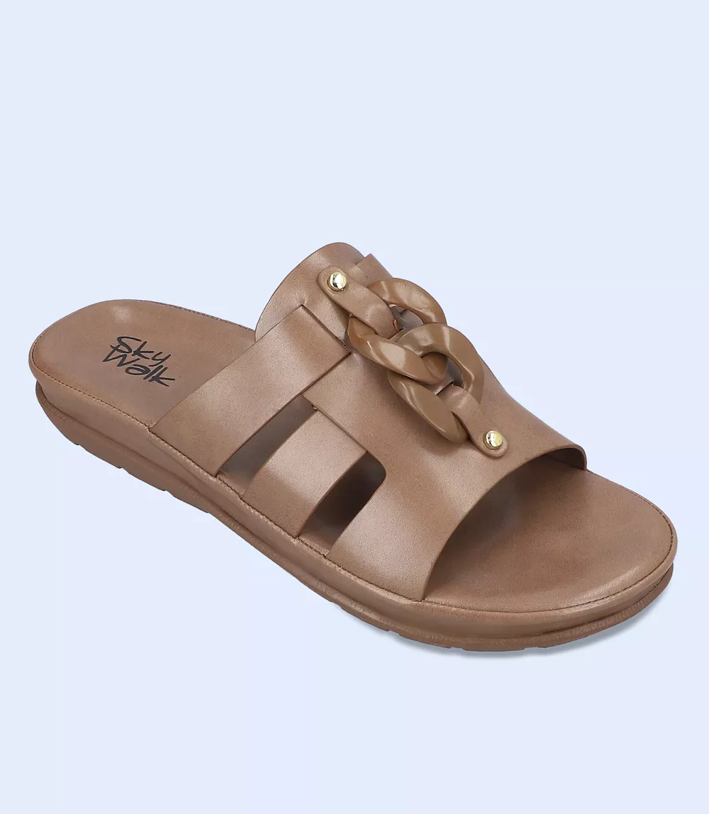 BW9253 Dark Khaki Women Comfort Slipper