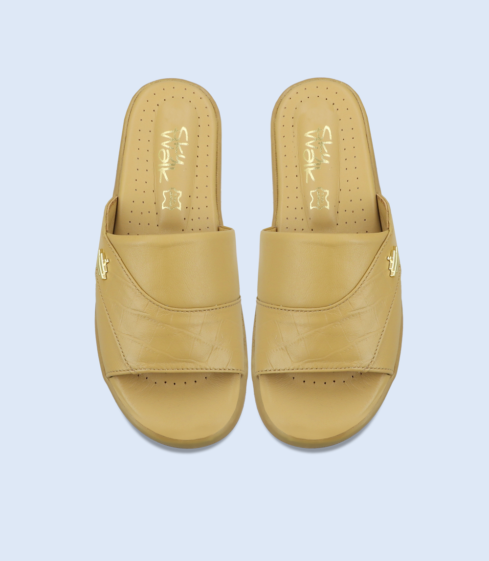 BW9513-MUSTARD-Women Slipper