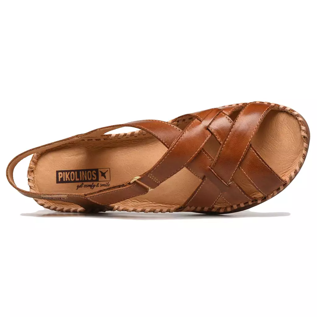 Cadaques leather slingback sandals for women