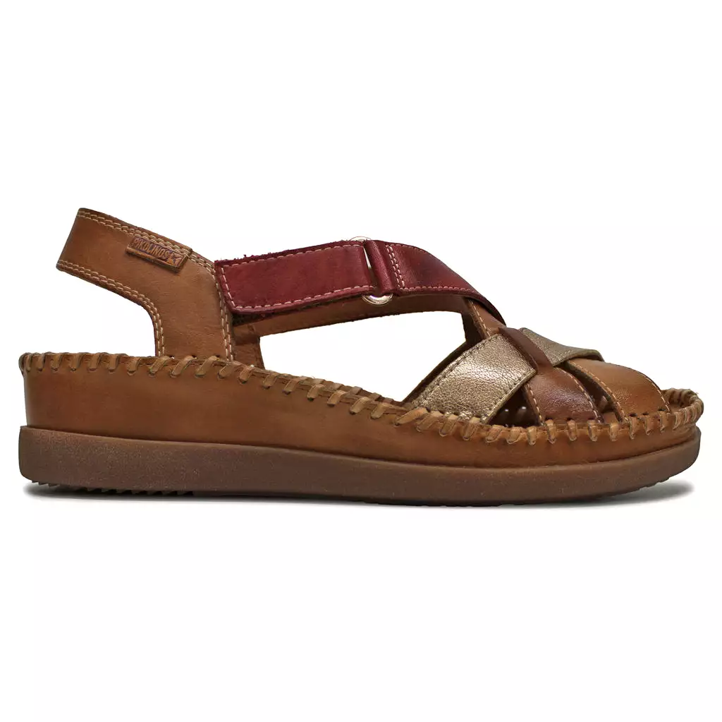 Cadaques leather slingback sandals for women