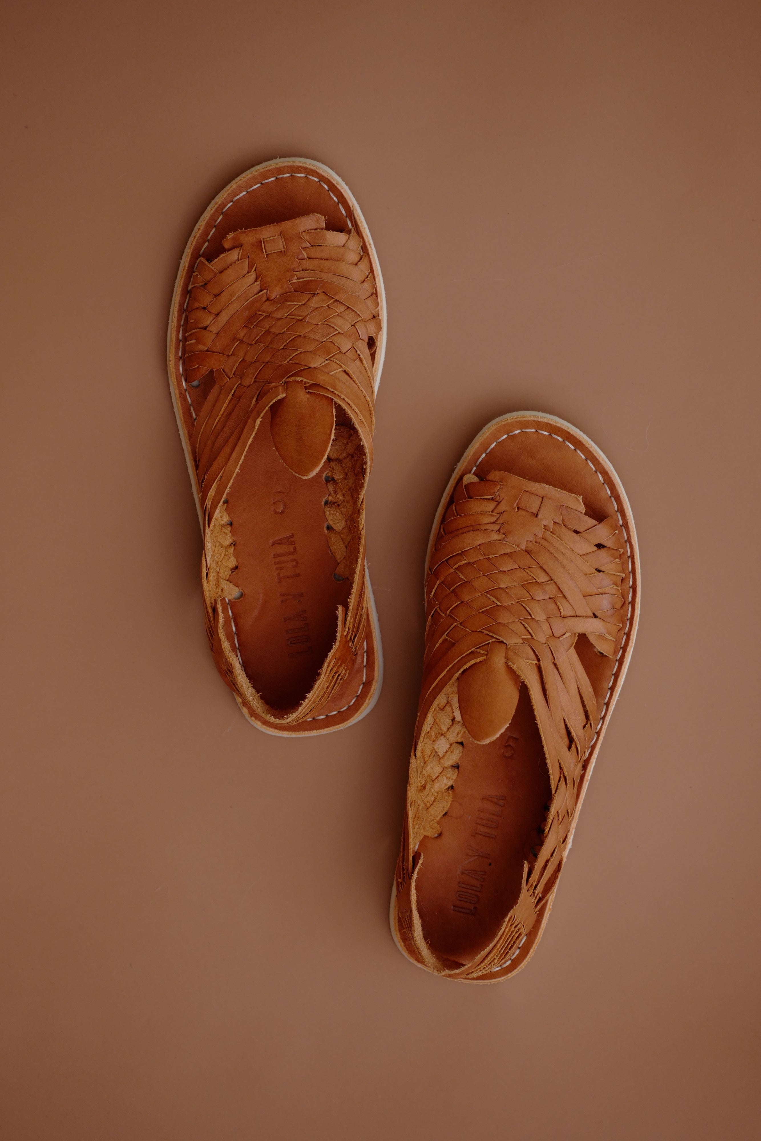 Camel Leather Pachuco Sandal