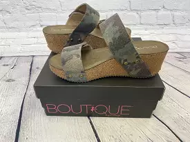 Camo Wedge Sandals by Corkys Dina