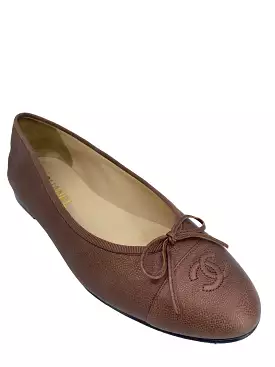 Chanel CC logo leather flats - Size 10 (I IT 40)