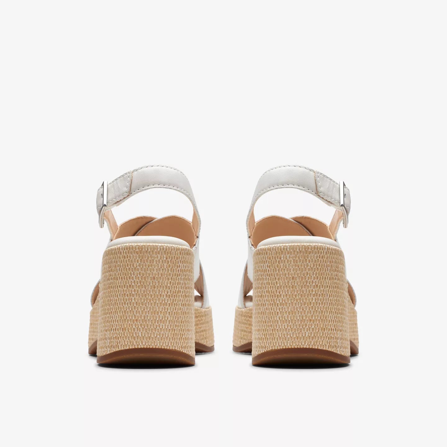 Clarks Manon Wish Off White Leather Wedge - Google SEO