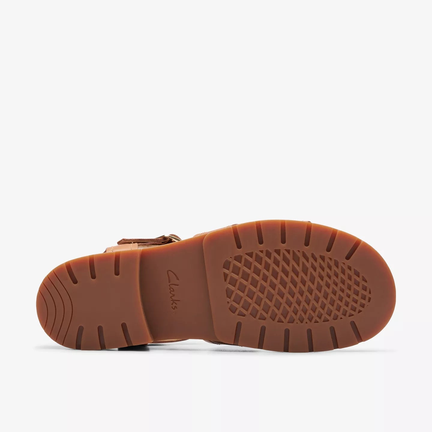 Clarks Tan Leather Sandals