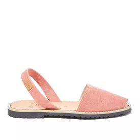 Classic Leather Menorcan Sandal Open Toe - Madona 1056 Denim