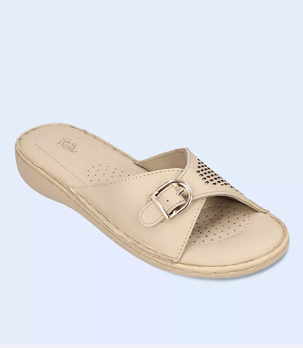 Comfort Slipper for Women - Beige Color (BW7531)