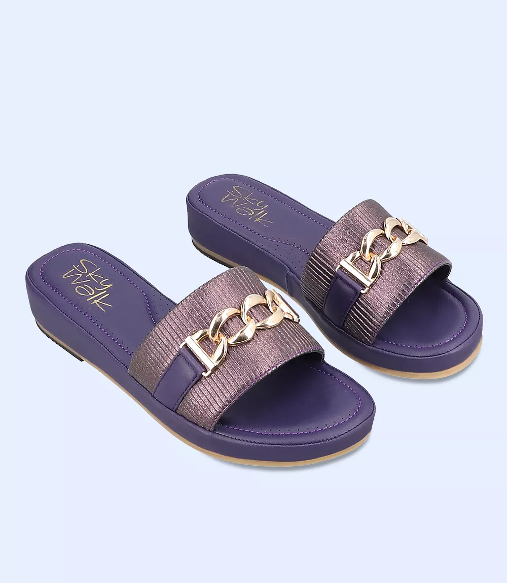 Comfort Slipper for Women - BW7563 PURPLE