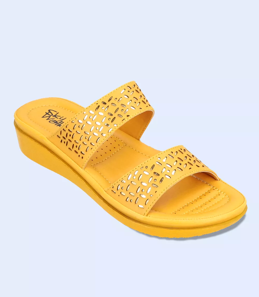 Comfort Slipper for Women - BW7645 MUSTARD - Buy Now