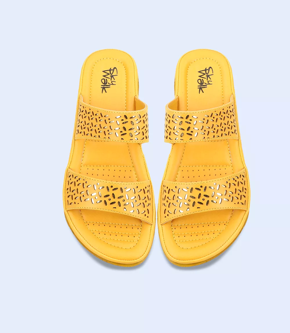 Comfort Slipper for Women - BW7645 MUSTARD - Buy Now