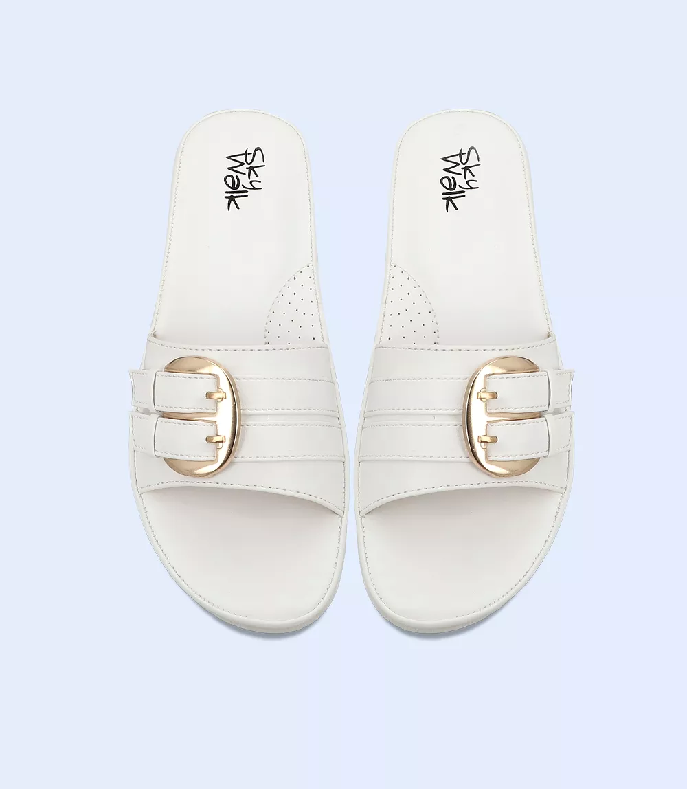 Comfort Slipper for Women - BW9255 White