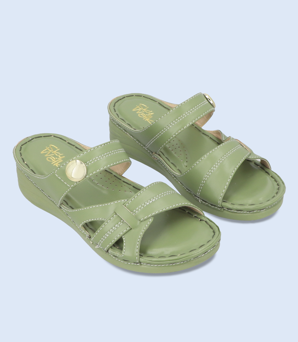 Comfort Slipper for Women - BW9731-GREEN