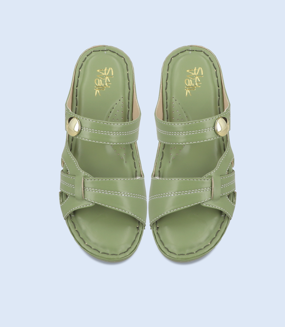 Comfort Slipper for Women - BW9731-GREEN