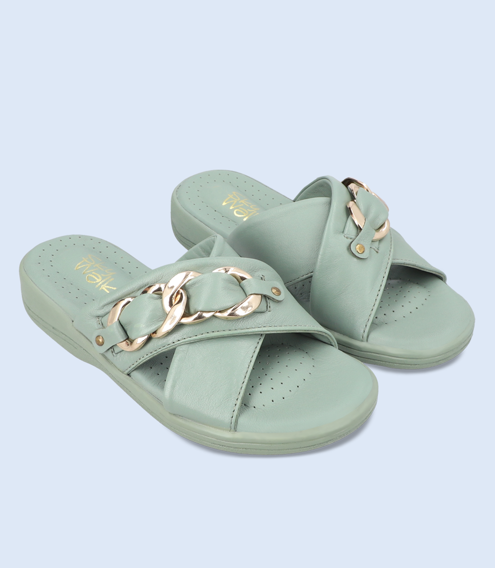 comfort slipper for women in mint color