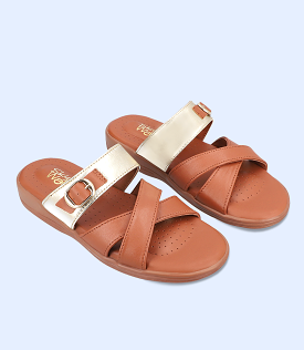 Comfort Slipper for Women in Tan - Model BW7204