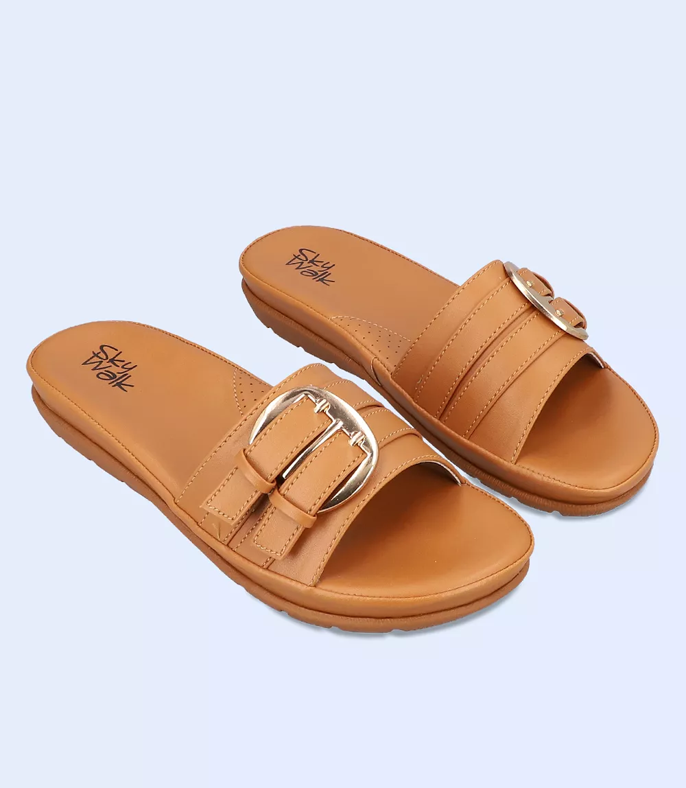 Comfort Slipper for Women in Tan