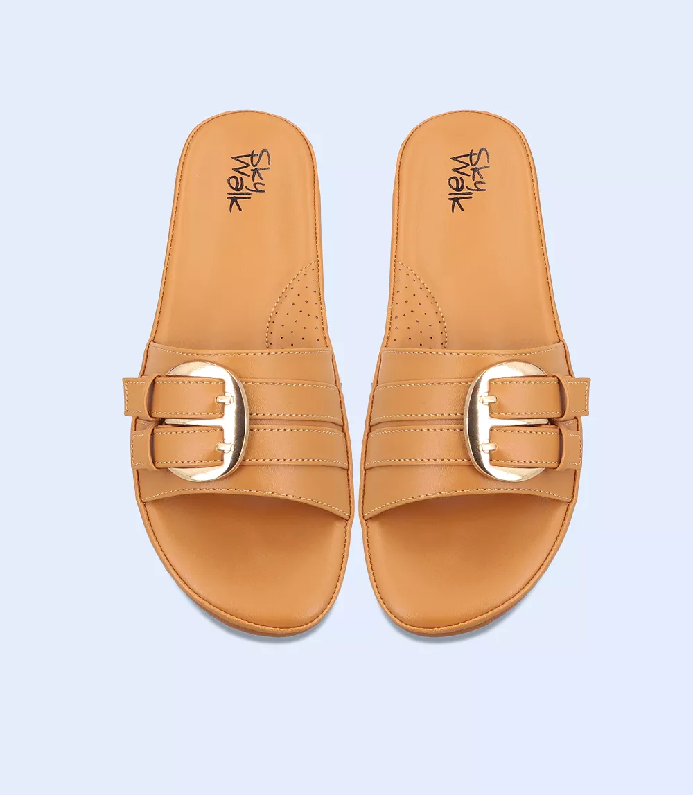 Comfort Slipper for Women in Tan