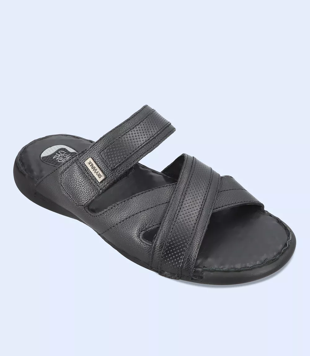 Comfort Slippers for Men - Black - BM5501.