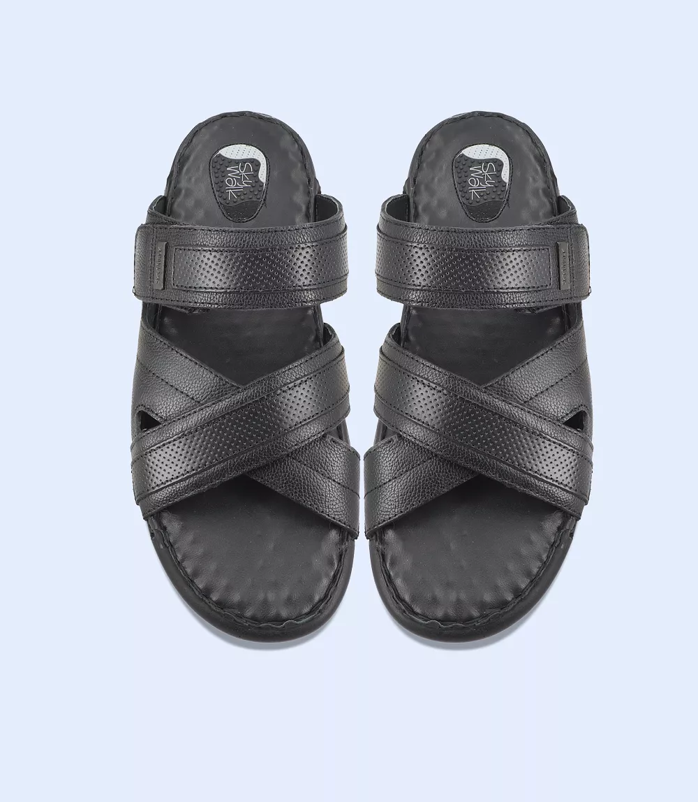 Comfort Slippers for Men - Black - BM5501.