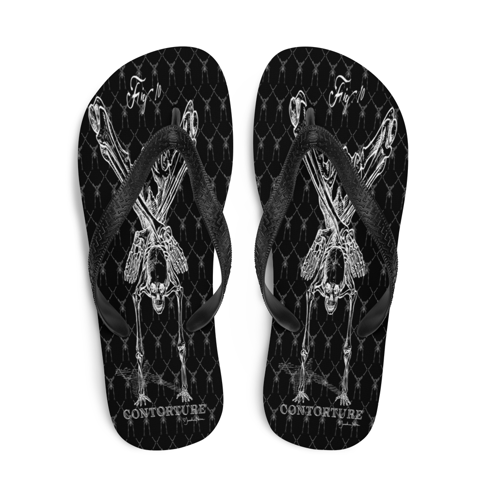 Contortion Flip-Flops: Boney White Contorture - Buy Now