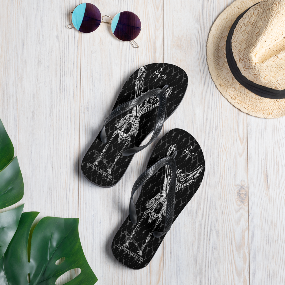 Contortion Flip-Flops: Boney White Contorture - Buy Now