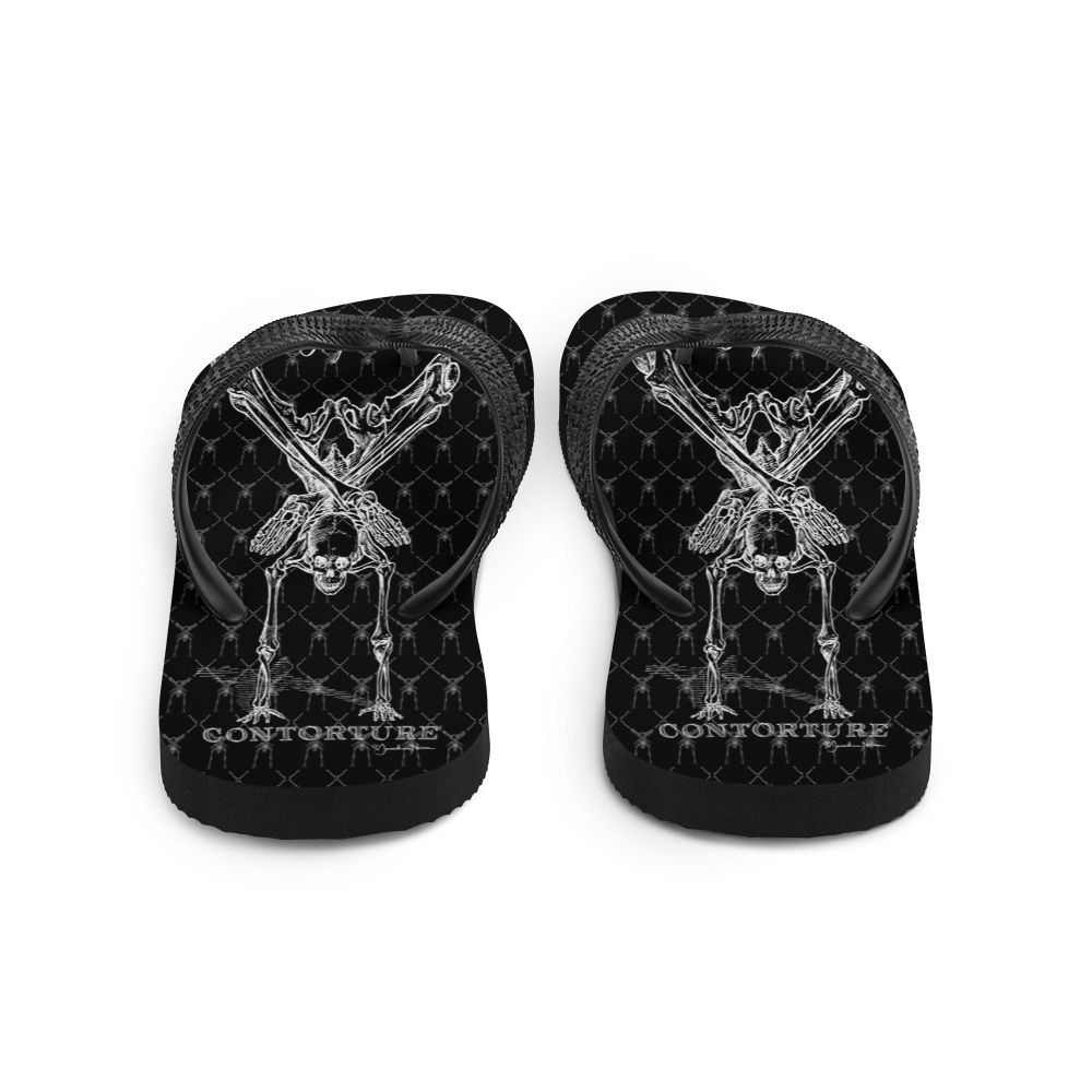 Contortion Flip-Flops: Boney White Contorture - Buy Now