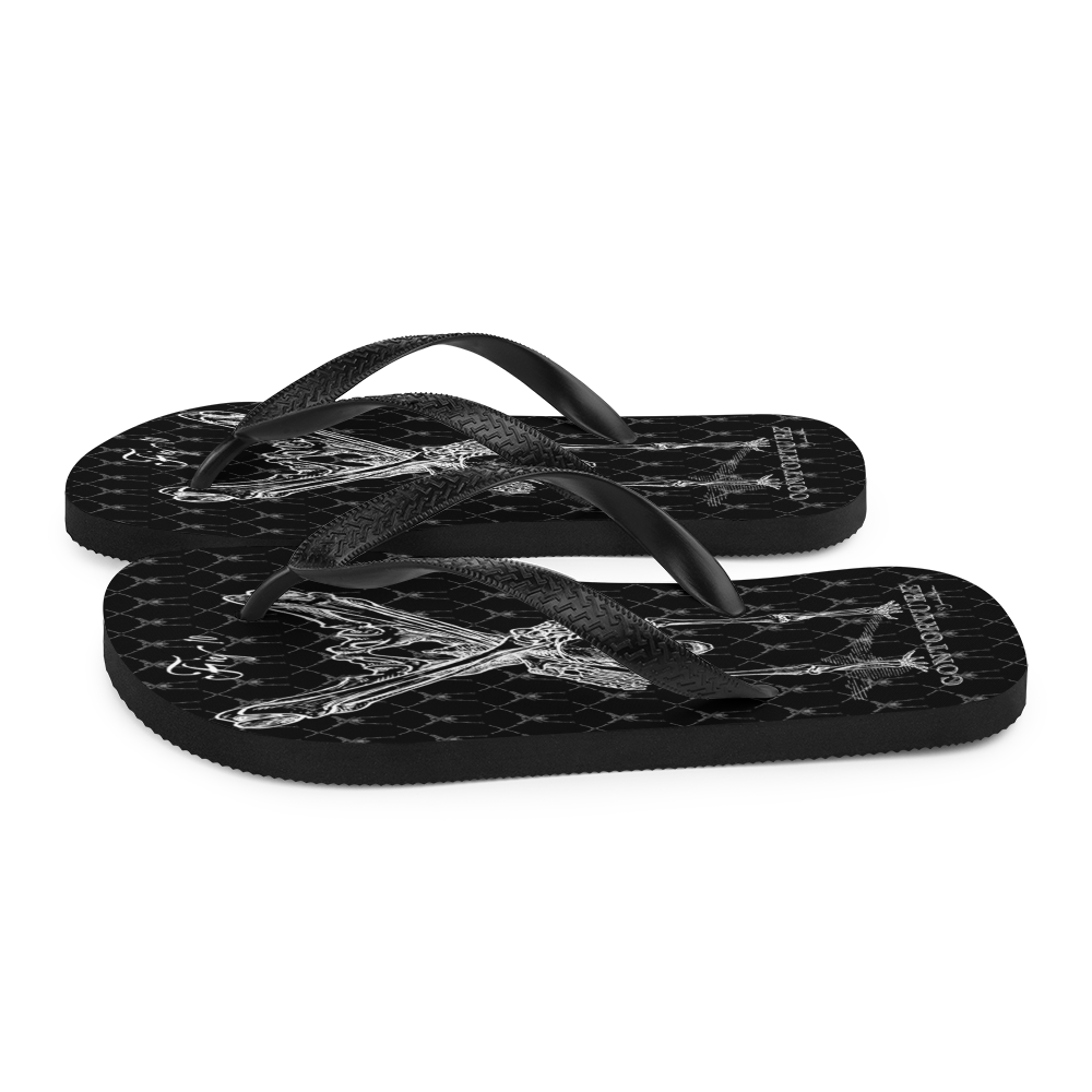 Contortion Flip-Flops: Boney White Contorture - Buy Now