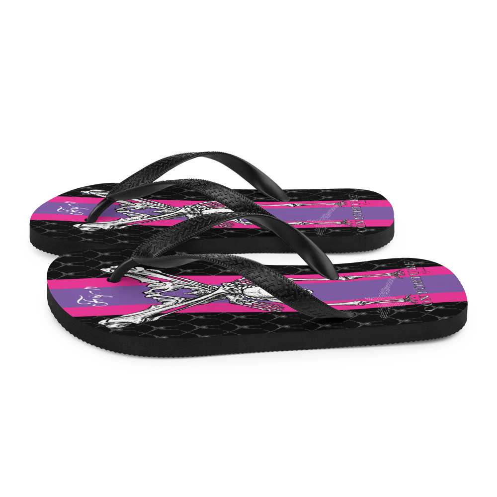 Contortion Flip-Flops: Super Stripe Contorture!