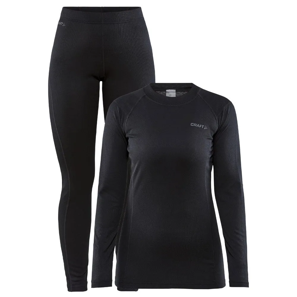 Craft Core Warm Baselayer Set in Black by Technical Underwear