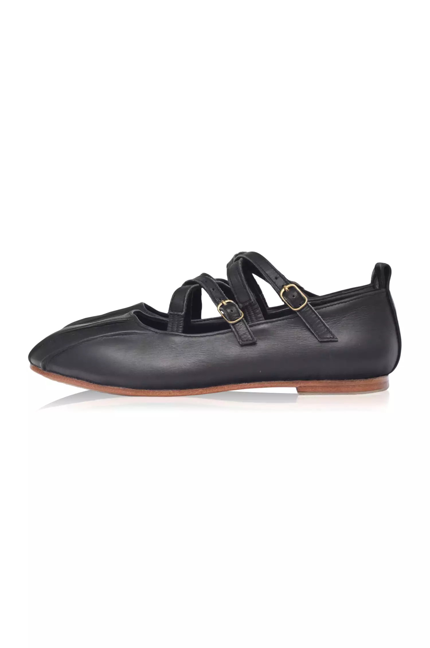 Criss Cross Leather Flats - Obsession Collection.