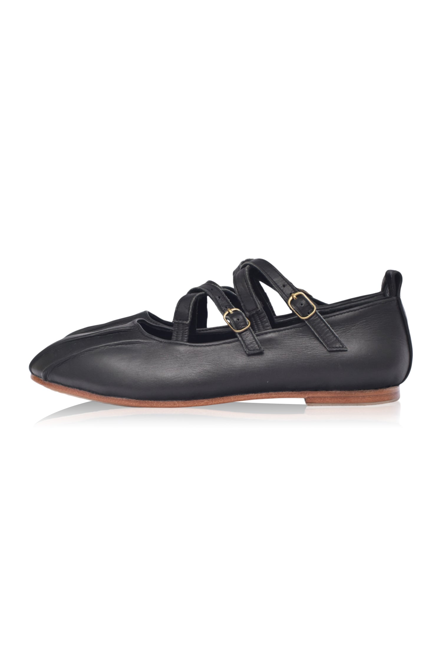 Criss Cross Leather Flats - Shop Now