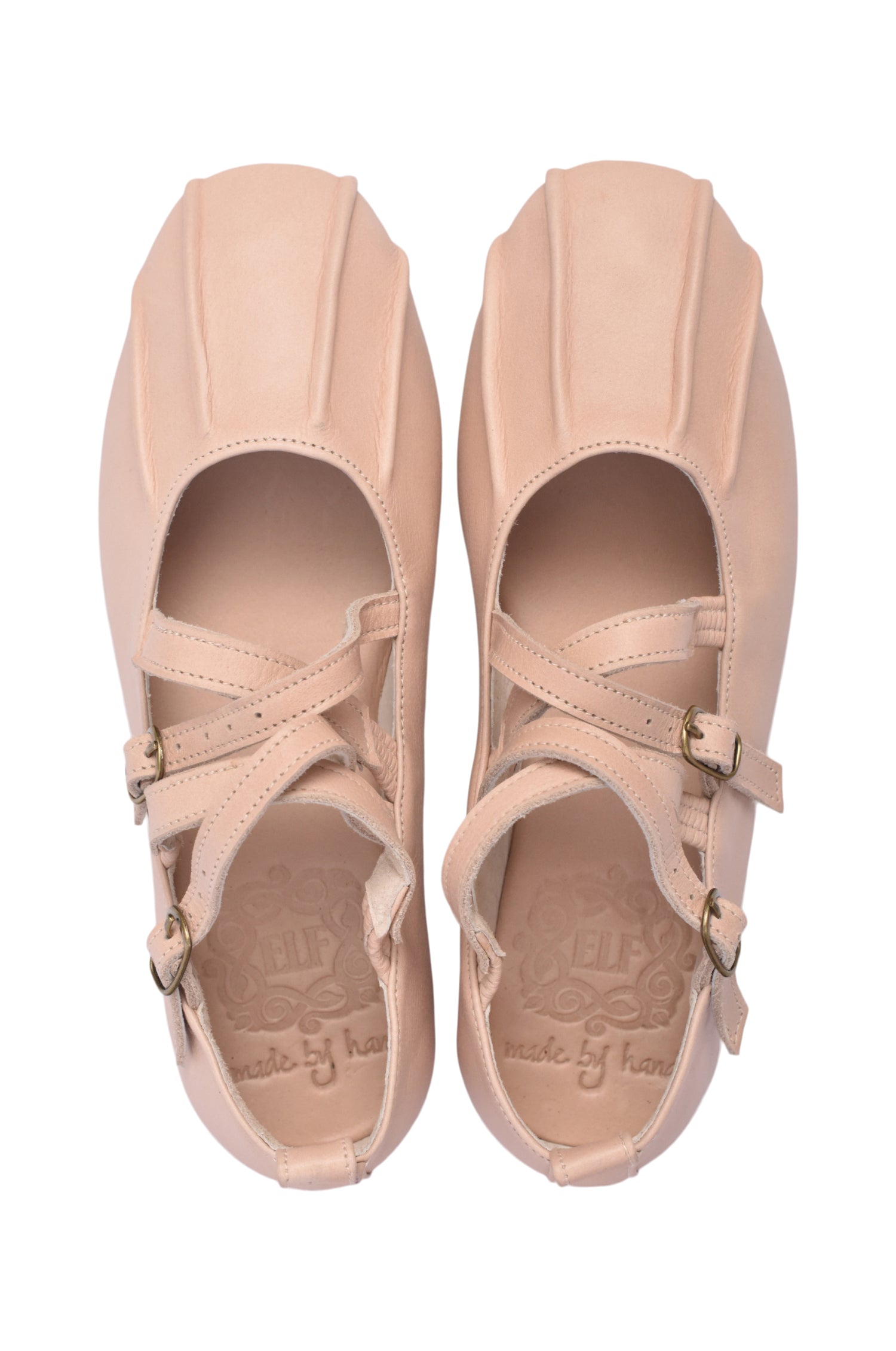 Criss Cross Leather Flats - Shop Now