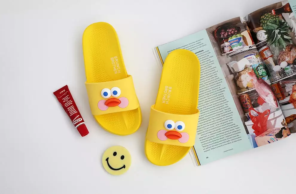 Cute Duck Characters Sandals Slippers for Women - Office, School, and Home