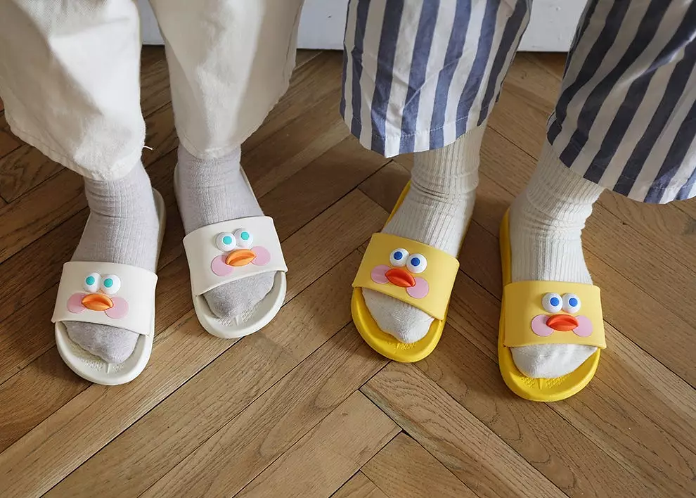 Cute Duck Characters Sandals Slippers for Women - Office, School, and Home