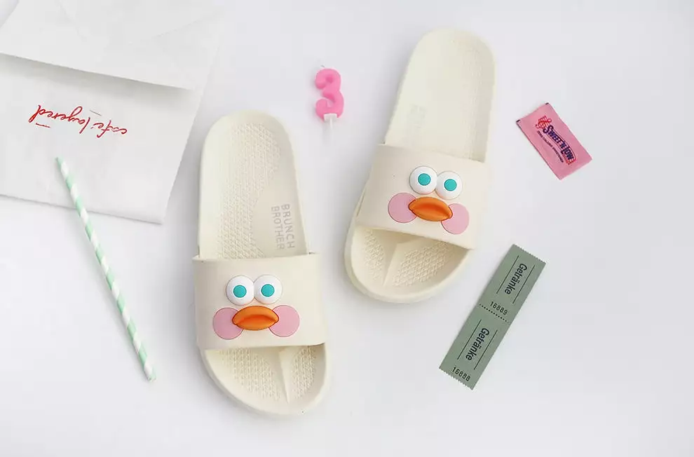 Cute Duck Characters Sandals Slippers for Women - Office, School, and Home