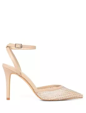 Diamante Pointed Stiletto Heel