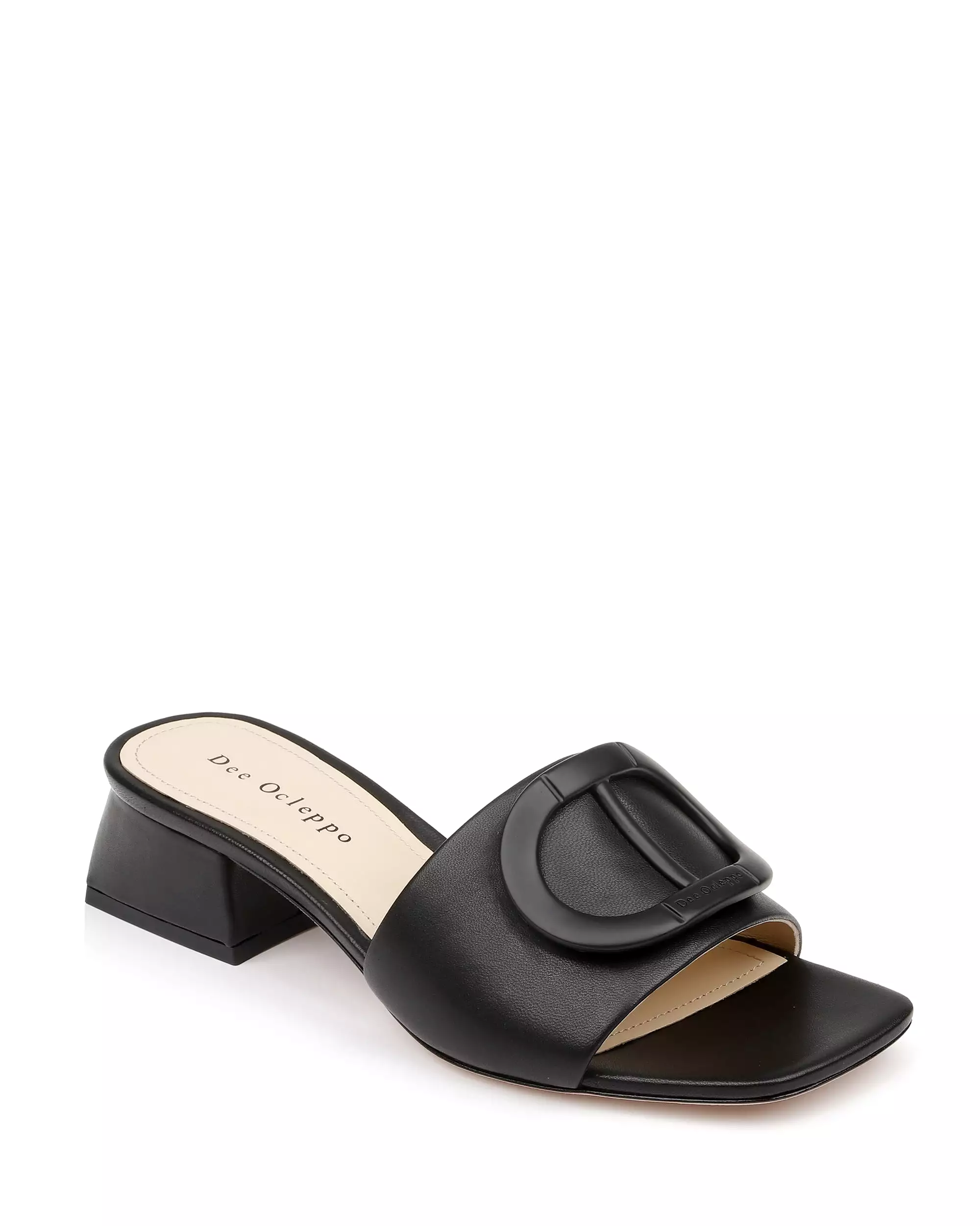 Dizzy Mule - Black Leather: Shop Now!