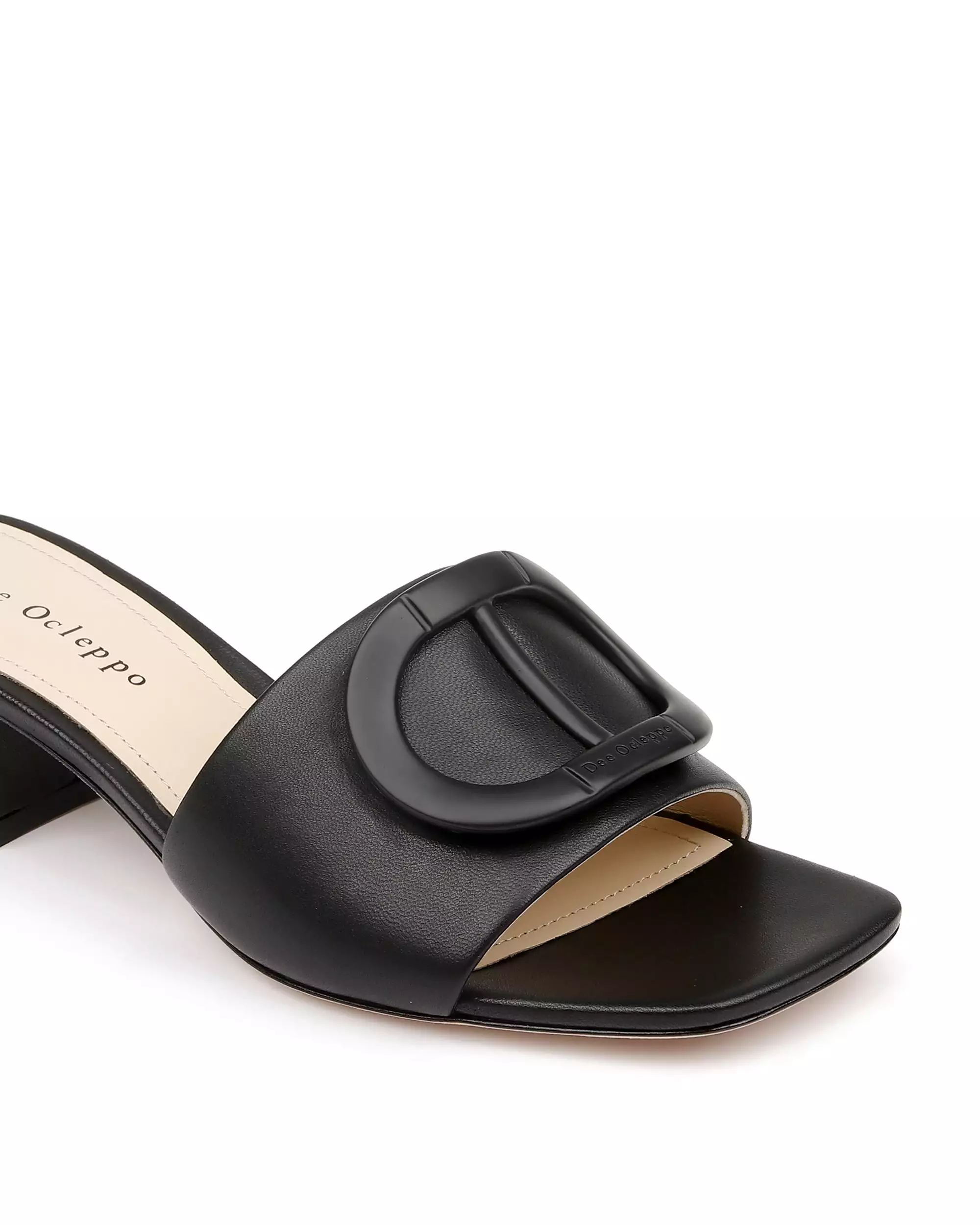 Dizzy Mule - Black Leather: Shop Now!